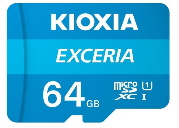 KIOXIA EXCERIA - Flashminnekort - 64 GB - UHS-I U1 / Class10 - microSDXC UHS-I