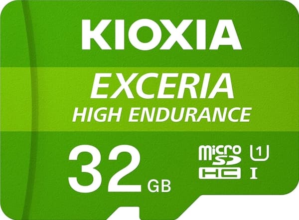 KIOXIA EXCERIA HIGH ENDURANCE - Flashminnekort - 32 GB - A1 / Video Class V10 / UHS-I U1 / Class10 - microSDHC UHS-I