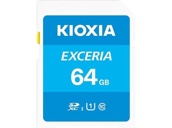 KIOXIA EXCERIA - Flashhukommelseskort - 64 GB - UHS-I U1 / Class10 - SDXC UHS-I