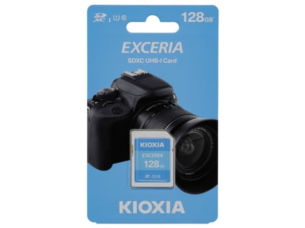 KIOXIA EXCERIA - Flashminnekort - 128 GB - UHS-I U1 / Class10 - SDXC UHS-I