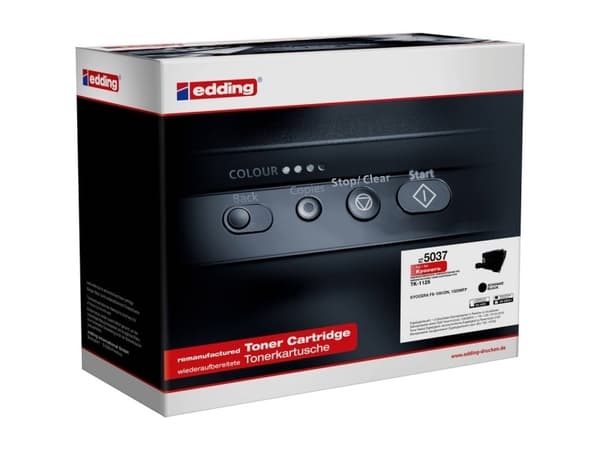 Tonerkassette Kompatibel Edding EDD-5037 erstatter Kyocera TK-1125 Sort