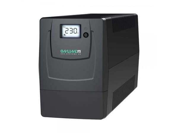 ONLINE USV YUNTO Smile 400 - UPS - AC 220/230 V - 240 watt - 400 VA - 4.5 Ah - utgangskontakter: 2