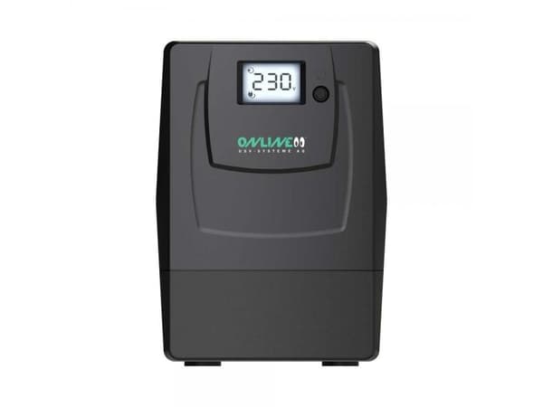 ONLINE USV YUNTO Smile 400 - UPS - AC 220/230 V - 240 watt - 400 VA - 4.5 Ah - utgangskontakter: 2