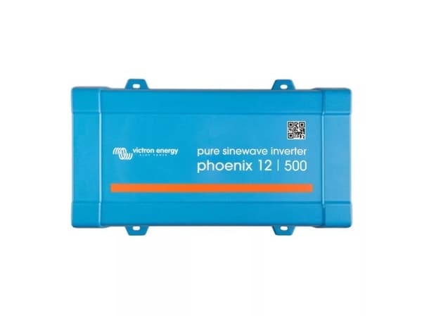 Victron Energy Phoenix 12/500 VE.Direct - DC to AC invertteri - DC 12 V - 400 Watt - 500 VA - VE.Direct - lähtöliittimet: 1 - Eurooppa - sininen, RAL