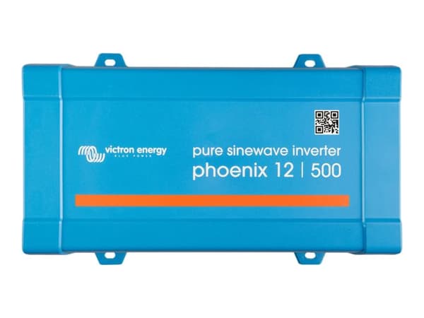 Victron Energy Phoenix 12/500 VE.Direct - DC to AC invertteri - DC 12 V - 400 Watt - 500 VA - VE.Direct - lähtöliittimet: 1 - Eurooppa - sininen, RAL