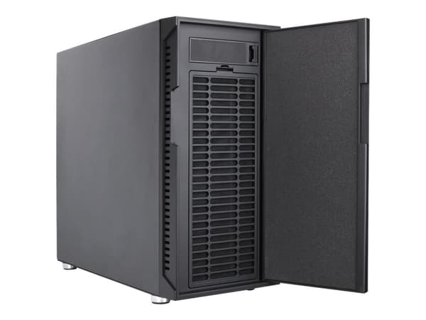 Nanoxia Deep Silence 8 Pro, Micro Tower, PC, Musta, ATX, EATX, Muovi, Terästä, 18 cm