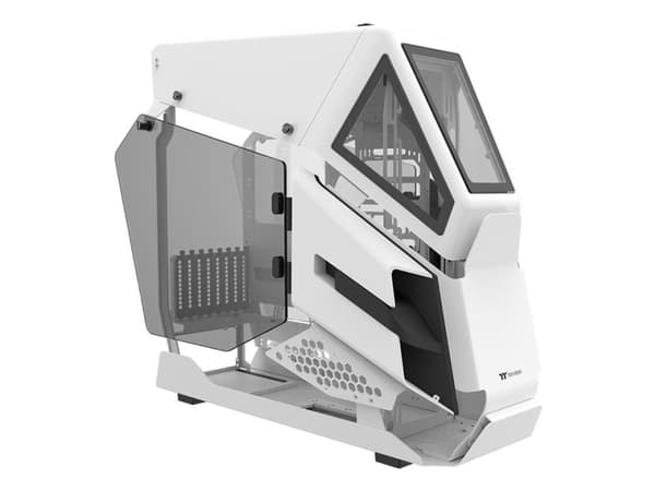 Thermaltake AH T600 Snow - Tower - ATX - sidepanel med vindu (herdet glass) - ingen strømforsyning (PS/2) - hvit - USB/lyd