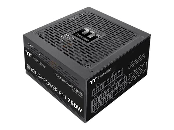 Thermaltake ToughPower PF1 TTP-750AH2FKP - TT Premium Edition - strømforsyning (intern) - ATX12V - 80 PLUS Platinum - 750 watt - aktiv PFC - svart Sort