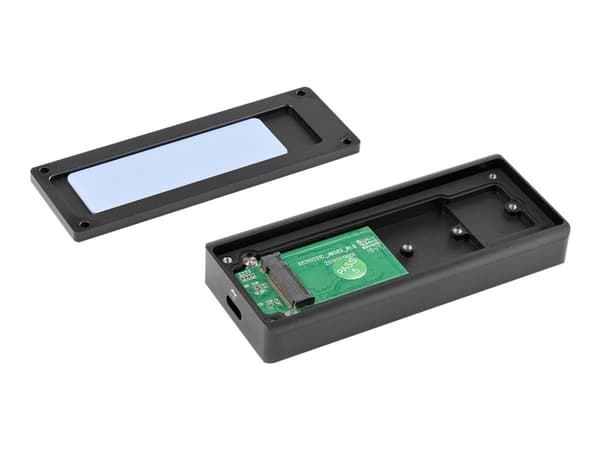 StarTech.com M2E1BRU31C, SSD-kabinett, M.2, PCI Express 3.0, 10 Gbit/s, USB-tilkobling, svart