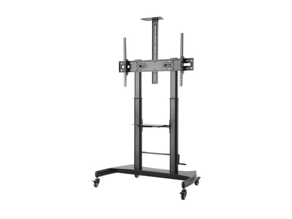 V7 TVCART2, TV-jalusta, Musta, Muovi, Terästä, 100 kg, 1524 - 2540 mm (60 - 100"), -10 - 5°