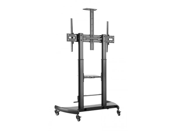 V7 TVCART2, TV-jalusta, Musta, Muovi, Terästä, 100 kg, 1524 - 2540 mm (60 - 100"), -10 - 5°