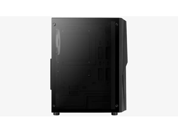 AeroCool - - ingen strømforsyning (ATX) - svart - USB/lyd