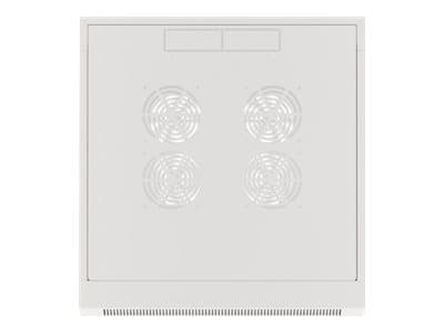 Lanberg WFFA Series - Rack skap - veggmonterbar - RAL 7035, grå - 4U - 19"