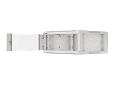 Lanberg WFFA Series - Rack skap - veggmonterbar - RAL 7035, grå - 4U - 19"