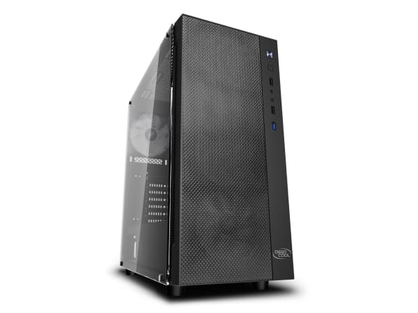 DeepCool MATREXX 55 MESH ADD-RGB 4F - Tower - utvidet ATX (E-ATX) - sidepanel med vindu (herdet glass) - ingen strømforsyning (ATX / PS/2) - USB/lyd