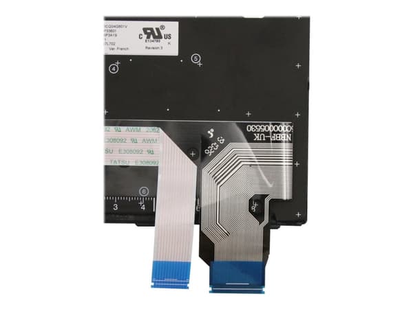Primax - Ersättningstangentbord för bärbar dator - fransk - för ThinkPad A285 20MX; L13 Yoga 20R5, 20R6; X280 20KE, 20KF; X390 20Q0, 20Q1; X395 20NL,