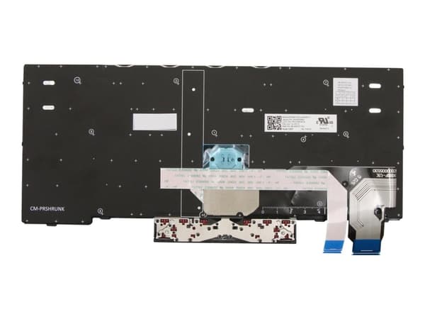 Primax - Ersättningstangentbord för bärbar dator - fransk - för ThinkPad A285 20MX; L13 Yoga 20R5, 20R6; X280 20KE, 20KF; X390 20Q0, 20Q1; X395 20NL,