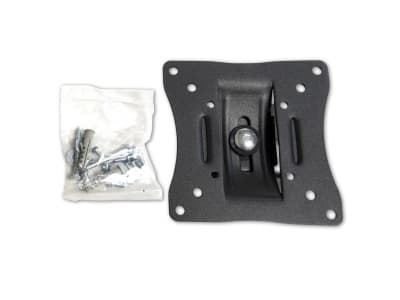 ART ACV-25 - Brakett - for LCD-TV - metall - svart - skjermstørrelse: 10"-27" - veggmonterbar