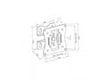 Miniatyrbilde 5 av 5: ART ACV-25 - Brakett - for LCD-TV - metall - svart - skjermstørrelse: 10"-27" - veggmonterbar