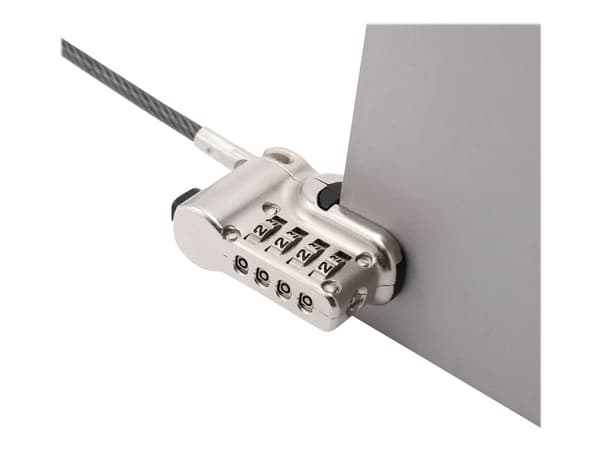 DICOTA - Lås för säkerhetsfodral - silver - 2 m - för Microsoft Surface Go, Go 2, Pro (mitten av 2017), Pro 4, Pro 6, Pro 7
