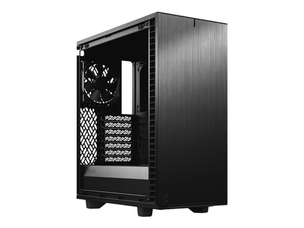 Fractal Design Define 7 Compact Light Tempered Glass - Tower - ATX - genomskinlig sidopanel (härdat glas) - ingen strömförsörjning (ATX) - svart - US