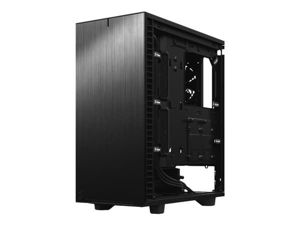 Fractal Design Define 7 Compact Light Tempered Glass - Tower - ATX - genomskinlig sidopanel (härdat glas) - ingen strömförsörjning (ATX) - svart - US