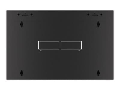 Lanberg WFFA Series - Rack skåp - väggmontering - RAL 9004, svart - 6U - 19"