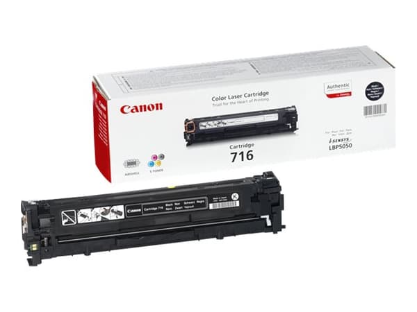Canon 716 Black - Sort - original - tonerpatron - för i-SENSYS LBP5050, LBP505050N, MF8030CN, MF8040Cn, MF8050CN, MF8080Cw