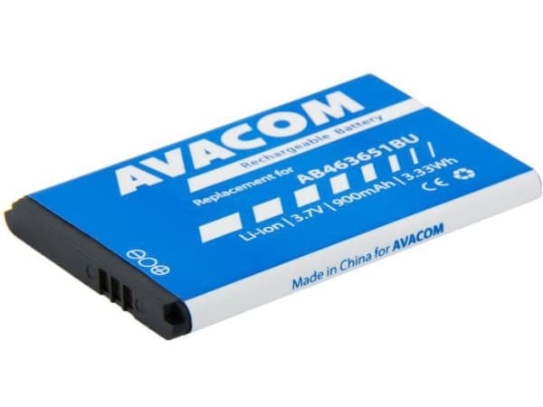 Batteri Avacom til Samsung B3410 Corby pluss Li-Ion 3,7V 900mAh (GSSA-S5610-900)