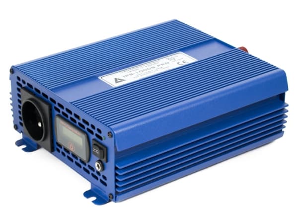 AZO Digital converter Voltage converter 12 VDC/230 VAC ECO MODE SINUS IPS-1000S PRO 1000W