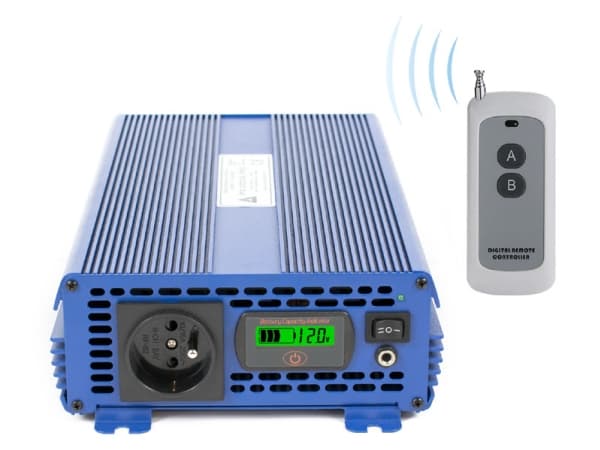 AZO Digital 12 VDC / 230 VAC ECO MODE SINUS IPS-2000S PRO 2000W jännitemuuntamo