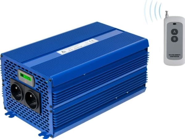 AZO Digital converter Voltage converter 12 VDC/230 VAC ECO MODE SINUS IPS-4000S PRO 4000W
