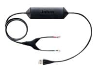 Jabra LINK - Elektrisk hætte kontakt -sovitin - Avaya 11XX, IP Phone 1140; Jabra GN9330, GN9350; GO 6470; PRO 94XX; Nortel IP Phone 1165 -puhelimille