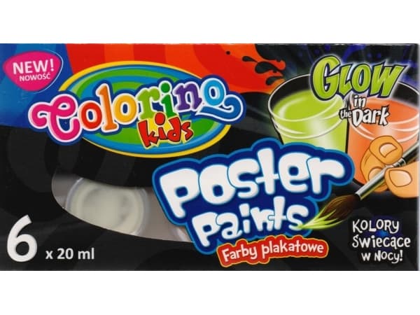 Colorino Poster maling glødende om natten 6/20ml