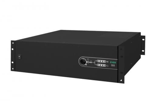 EVER SINLINE 2000 USB HID - UPS (kan monteres i rack) - AC 230 V - 1300 watt - 2000 VA - 5 Ah - USB - utgangskontakter: 6 - 3U - 19"