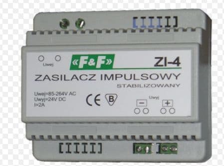 F&F Switching power supply 230VAC/12VDC 50W 4A (ZI-2)