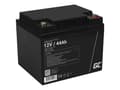 Miniatyrbilde 2 av 5: Green Cell - UPS-batteri - 1 x batteri - Sealed Lead Acid (SLA) - 44 Ah - svart