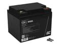 Miniatyrbilde 1 av 5: Green Cell - UPS-batteri - 1 x batteri - Sealed Lead Acid (SLA) - 44 Ah - svart