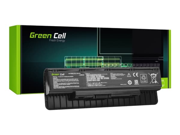 Green Cell - Batteri för bärbar dator (likvärdigt med: ASUS A32N1405) - litiumjon - 6-cells - 4400 mAh - svart - för ASUS G551; G771; N551