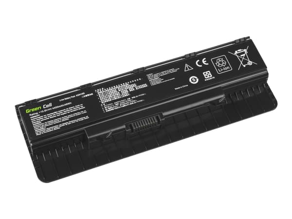 Green Cell - Batteri för bärbar dator (likvärdigt med: ASUS A32N1405) - litiumjon - 6-cells - 4400 mAh - svart - för ASUS G551; G771; N551