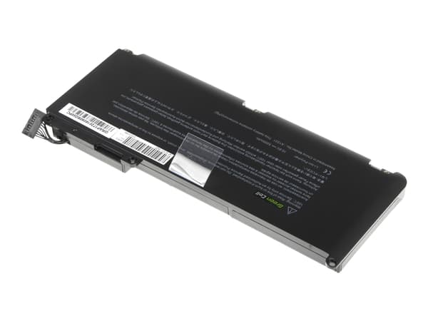Green Cell - Batteri för bärbar dator (likvärdigt med: Apple A1331) - litiumpolymer - 5200 mAh - svart - för Apple MacBook 13.3" (Mid 2009, Mid 2010)