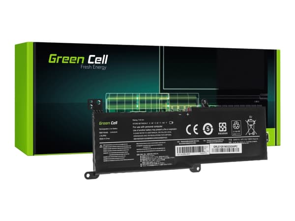 Green Cell - Batteri til bærbar PC - litiumpolymer - 3500 mAh - svart - for Lenovo IdeaPad 320-14; 320-15; 330-15; 520-15