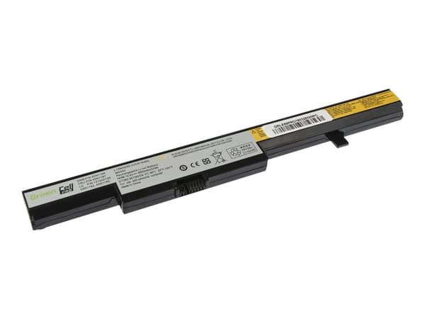 Green Cell PRO - Batteri til bærbar PC (tilsvarer: Lenovo L13L4A01, Lenovo L13M4A01, Lenovo L13S4A01) - litiumion - 4-cellers - 2600 mAh - svart - fo