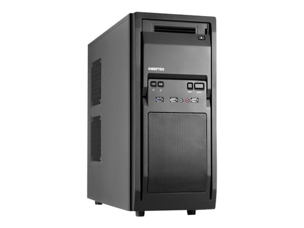 Chieftec LF-02B-OP, Midi Tower, PC, Musta, ATX, mikro ATX, Koti /Toimisto, Alapuolella