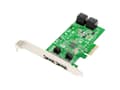 Miniatyrbild 5 av 5: Dawicontrol DC 624e RAID - Kontrollerkort (RAID) - 4 Kanal - SATA 6Gb/s - låg profil - RAID RAID 0, 1, 5, 10, JBOD - PCIe 2.0 x2