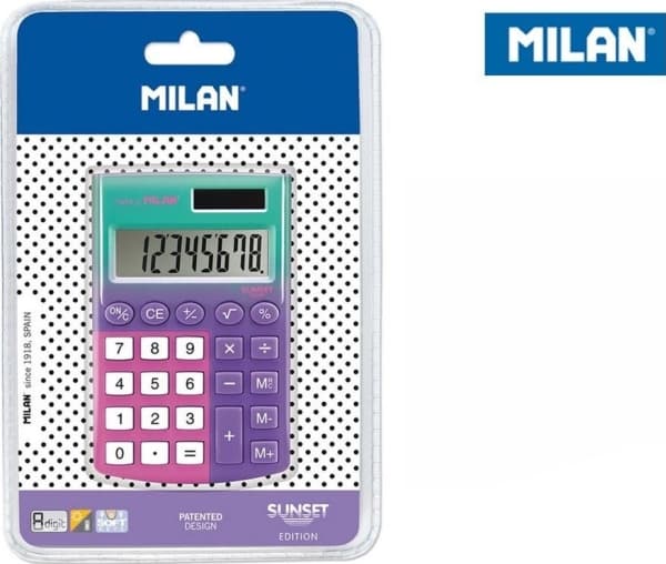 Milan-kalkulator Pocet 8-sifret MILAN-kalkulator Lilla