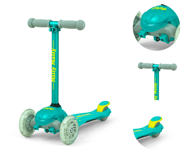 Milly Mally Scooter Zapp Mint Scooter (2629)