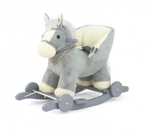 Milly Mally keinuhevonen Polly harmaa