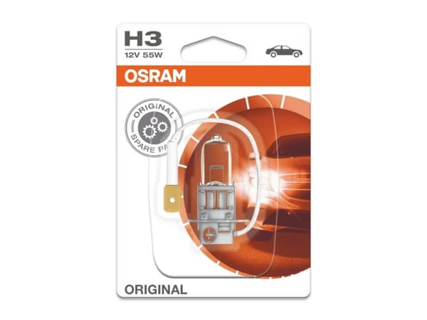 Osram 64151, 55 W, 12 V, H3, Halogen
