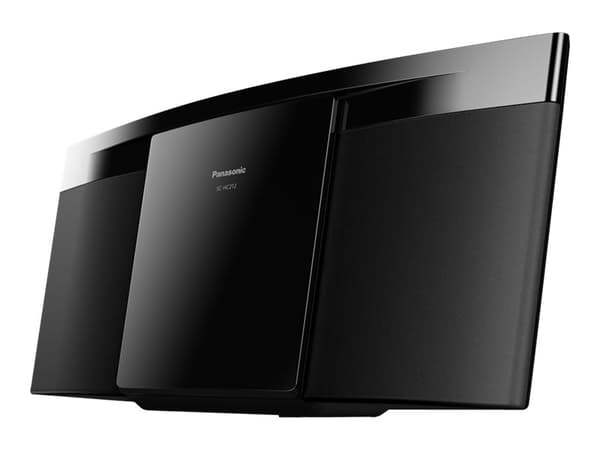 Panasonic SC-HC212, Kodin mikroaudiojärjestelmä, Musta, 1 levyt, 20 W, 1-suuntainen, 8 cm musta